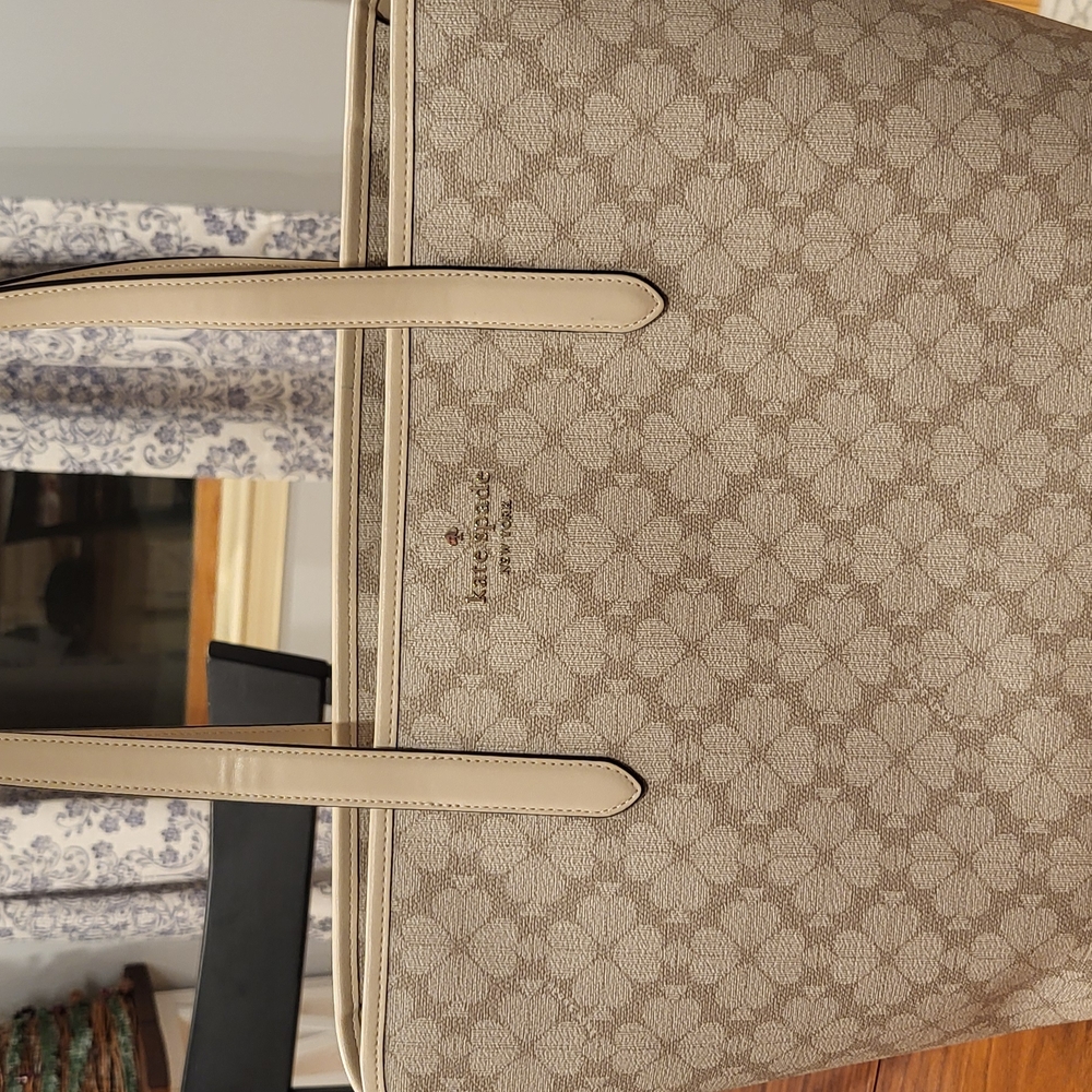 Kate Spade Beige Tote Bag